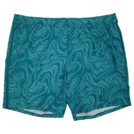 Athletic Works Big Mens Cool Turquoise 2-in-1 Workout Shorts 3XL