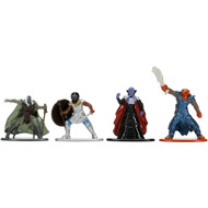 Dungeons & Dragons Starter Pack 4 Piece Die Cast Action Figure Game Playset