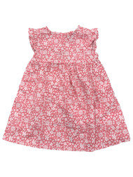 Carters Infant Girls Pink Floral Roses Flowers Dress 2 Piece Baby Outfit 12M