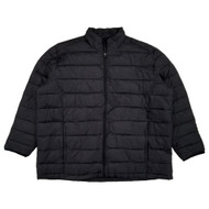 St. Johns Bay Mens Big & Tall Black Lightweight Packable Puffer Jacket 4XLT