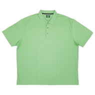 Ben Hogan Performance Big Mens Green Ottoman Short Sleeve Golf Polo Shirt 5XL
