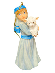 Dayspring Sheherd With Lamb Nativity Stable Jesus Birth Christmas Ornament