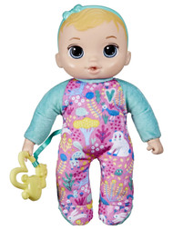 Baby Alive Soft ‘n Cute First Baby Doll,  Washable Soft 11" Blonde Hair Doll