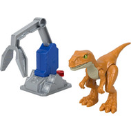 Imaginext Jurassic World Dominion Atrociraptor 'Tiger' Dinosaur Figure Playset