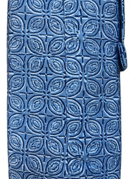 Threshold Performance Cotton Twin XL Sheet Set Blue Tile, Sheets Fits Dorm Beds