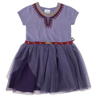 Disney Princess Toddler Girls Purple Wish Asha Baby Sweater Dress 4T