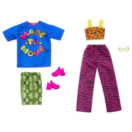 Barbie Fashion Pack Doll Clothes, Vibrant Sporty Fashions for Barbie Dolls