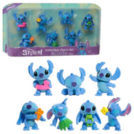 Disney Stitch Collectible Figure Set 7 piece Action Figure Playset