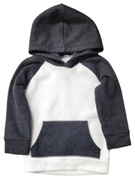 Infant Boys Gray & White Hoodie Sweatshirt Sweater 18 Months