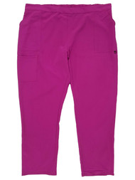 Womens Violet Purple Stretch Scrubs Medical Pull On Trouser Pants