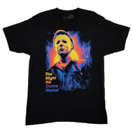 Halloween Mens Black Michael Meyers Short Sleeve Graphic Tee T-Shirt