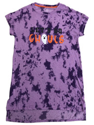 Womens Purple Ghost Ghoul Halloween Nightgown Sleepshirt Sleep Shirt
