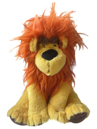 GiggleScape Plush 12" Jungle Lion with Orange Mane Stuffed Animal Pal