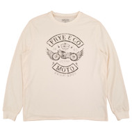 Frye and Co. Mens Antique White Long Sleeve Regular Fit Thermal Graphic Shirt XL