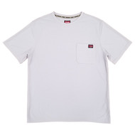 Wrangler Workwear Mens Lunar Rock Gray Short Sleeve Performance Pocket Tee