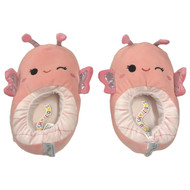 Squishmallows Womens Plush Pink Slippers Maribel the Butterfly