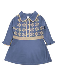 Modern Moments Infant & Toddler Girls Knit Dress Blue Sweater Dress