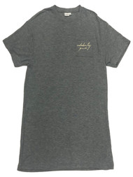 Celebrity Pink Womens Gray Heart Sleepshirt Sleep & Night Shirt XS/S