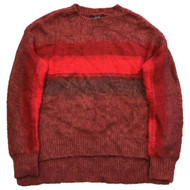 Simply Vera Wang Womens Soft Fuzzy Red Ombre Pull-Over Sweater XL