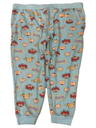 Womens Blue Rugrats Chucky & Angelica Joggers Sweat Pants Sweats 3X