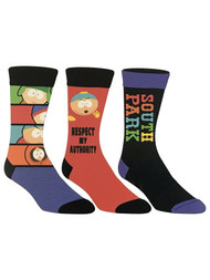 Bioworld Adult Mens 3 Pair Southpark Crew Socks Set South Park