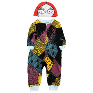 Infant & Toddler Girls Nightmare Before Christmas Union Suit & Hat Pajamas