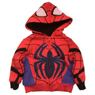 Marvel Infant & Toddler Boys Red Sherpa Spider-Man Hoodie Sweatshirt Jacket