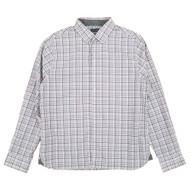 Van Heusen Mens Iron Gate Plaid Long Sleeve Slim Fit Button-Down Shirt