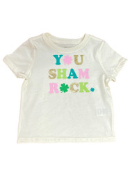 Infant & Toddler Girls Cream St Patricks Day You Sham Rock T-Shirt