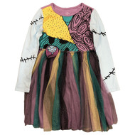 Nightmare Before Christmas Girls Purple Fringe Sally Cosplay Dress