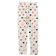 Girls Colorful Kitty Cat Print Halloween Leggings Stretch Pants