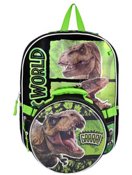 Jurassic World Kids Dinosaur Backpack & Lunch Box 5 Piece Set with Water Bottle