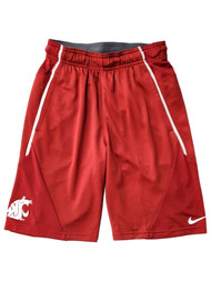 Nike Boys Crimson Red WSU Cougar Athletic Basketball Shorts Medium 8