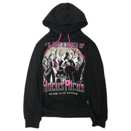 Womens Black Sparkle Hocus Pocus Halloween Hoodie Sweatshirt