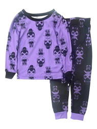 Lol Surprise Girls Purple & Black Jogger Pajamas Sleep Set 4