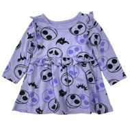 Infant Toddler Girls Purple Nightmare Before Christmas Halloween Dress