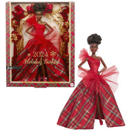 Barbie Signature 2024 Holiday Barbie Fashion Doll, Seasonal Collector Black Doll