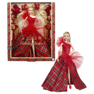 Barbie Signature 2024 Holiday Barbie Fashion Doll, Blonde Collector Doll