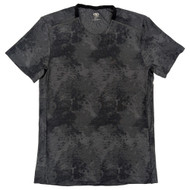 Athletic Works Mens Gray Stone Short Sleeve Jacquard T-Shirt