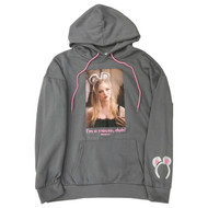 Womens Gray Mean Girls Pull-Over Hoodie Sweatshirt