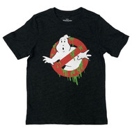 Boys Gray Ghostbusters Ghost Halloween T-Shirt Tee Shirt