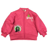 Girls Pink Wicked Bomber Jacket Coat