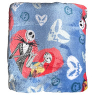 Big One Oversized Plush Nightmare Before Christmas Valentine Throw Blanket 5'x6'