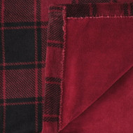 Sunbeam Heated Electric Red Plaid Oversized Microplush Throw Blanket, 60' x 80"