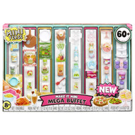 MGA's Miniverse Make It Mini Mega Buffet Pretend Food 60 Piece Playset