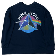 Womens Plus Navy Blue Pink Floyd Sweatshirt Sweat Shirt