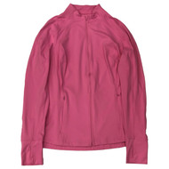 Avia Womens Pink Nylon Core Athletic Jacket Lightweight Zip Sweatshirt