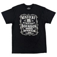 Kentucky Bourbon Mens Black Short Sleeve T-Shirt