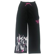 Hocus Pocus Womens Black Witch Halloween Sweat Pants Sweats