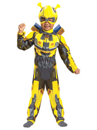 Disguise Toddler Boys Transformers Bumblebee Muscle Costume Bumble Bee 2T